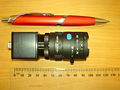Point Grey Flea with manual focus variable aperture telephoto C-mount lens.JPG